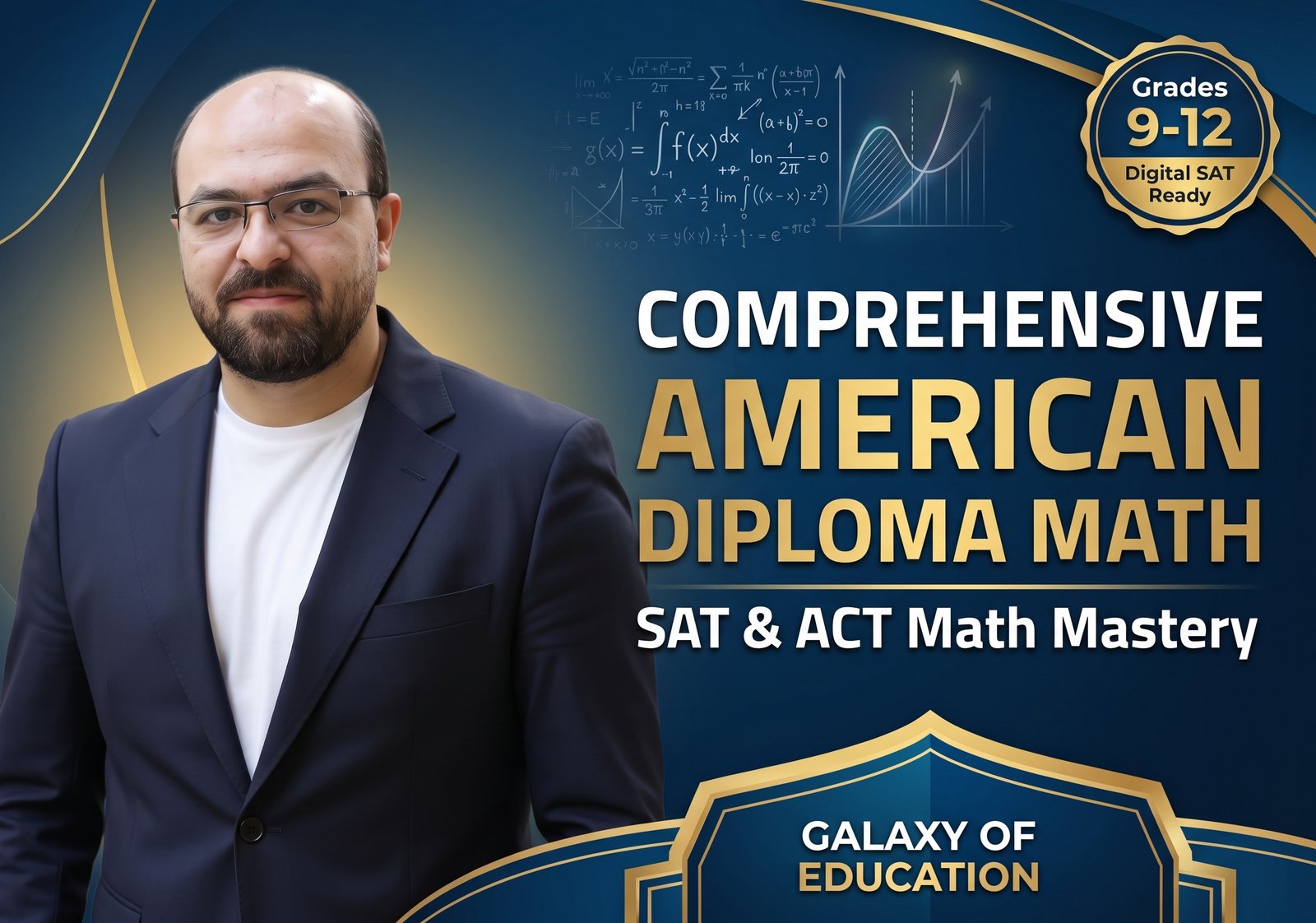 Comprehensive American Diploma Math: SAT & ACT Mastery Course